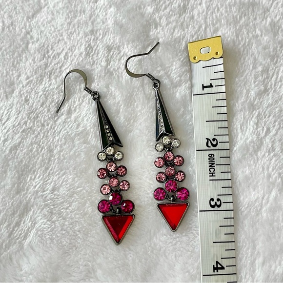 NWOT Jewelmint Colorblock Jewel Earrings - Picture 3 of 3